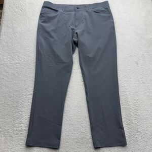 Public Rec All Day Every Day Pants Mens 42x32 Charcoal Grey Straight Leg Stretch